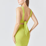 Tie Back Mini Dress
