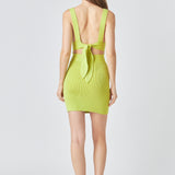 Tie Back Mini Dress
