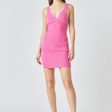 Tie Back Mini Dress