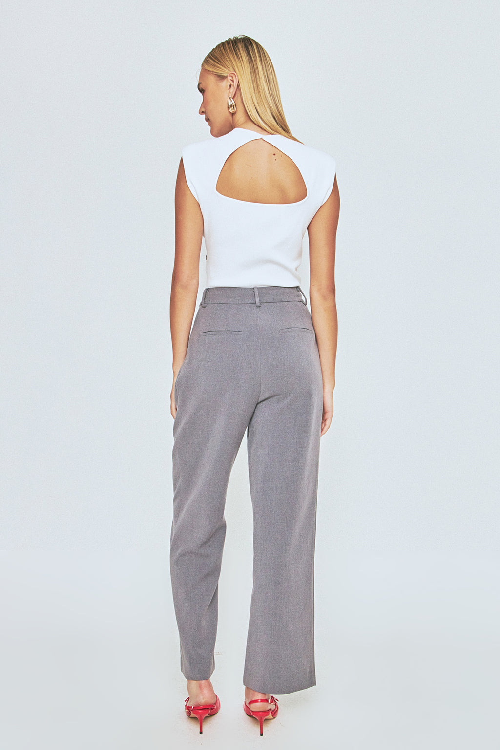 Elevated Solid Knit Padded Top