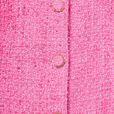 Sleeveless Tweed Mini Dress