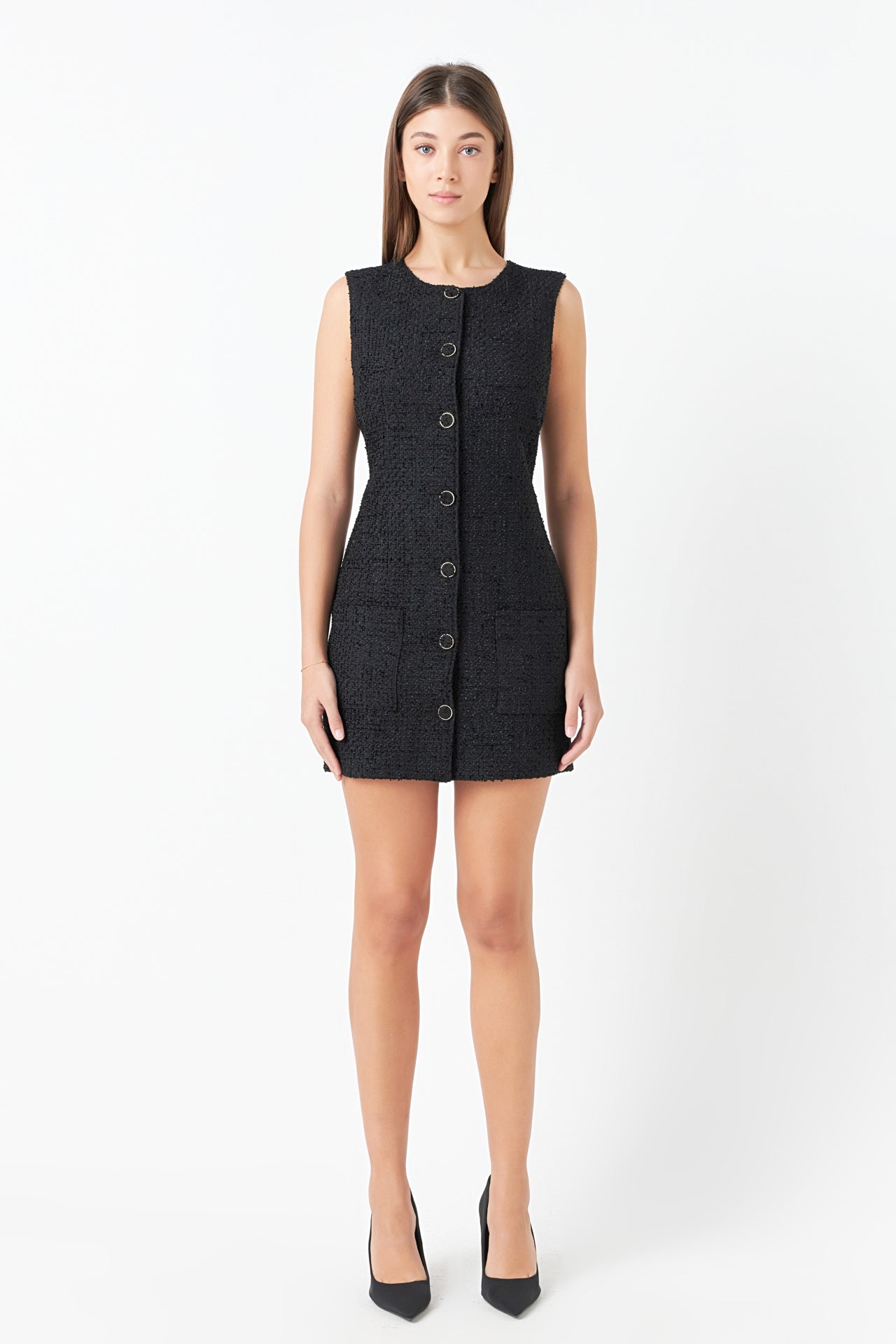Sparkly Sequin Deep V Cutout Cami Sleeveless Party Mini Dress - Black –  Rosedress