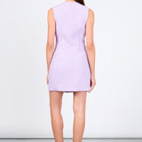 Sleeveless Tweed Mini Dress