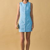 Sleeveless Tweed Mini Dress
