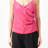 Wrap Over Satin Camisole