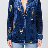 Velvet Pajama Jacket