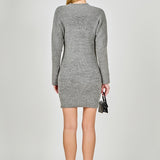 Embellished Sweater Dress