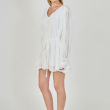 Pleated Romper