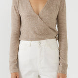 Sale of Wrapped Knit Top