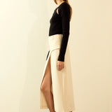 Double Cut Out Knit Top