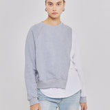 GREY LAB - Mixed Media Sweater - HOODIES & SWEATSHIRTS available at Objectrare