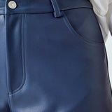 Faux Leather Shorts