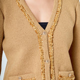 Chain Trim Cardigan
