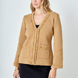 Chain Trim Cardigan