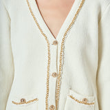 Chain Trim Cardigan