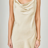 Satin Slip Mini Dress