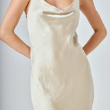 Satin Slip Mini Dress