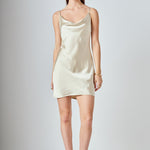 Endless Rose - Satin Slip Mini Dress IVORY / M Endless Rose - Satin Slip Mini Dress IVORY / M