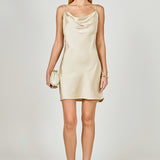 Satin Slip Mini Dress