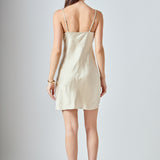 Satin Slip Mini Dress