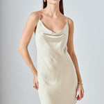 Endless Rose - Satin Slip Mini Dress Black / S Endless Rose - Satin Slip Mini Dress Black / S