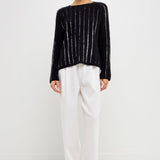 Sequin Knit Sweater