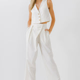 Cropped Vest