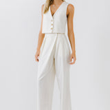 Cropped Vest
