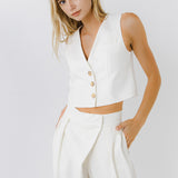 Cropped Vest