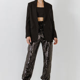 Relaxed Woven Blazer