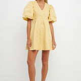 Buttons Detail Mini Dress