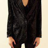 Oversized Velvet Blazer