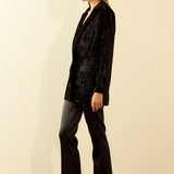 Oversized Velvet Blazer