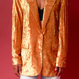 Oversized Velvet Blazer