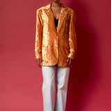 Oversized Velvet Blazer