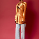 Oversized Velvet Blazer