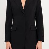 Collared Dress with Open Back Detail