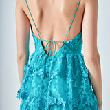 Crochet Layered Midi Dress