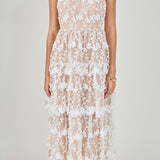 Crochet Layered Midi Dress