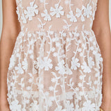 Crochet Layered Midi Dress