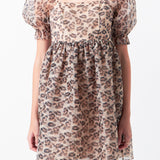 Organza Leopard Dress