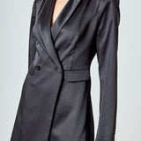 Satin Blazer Romper