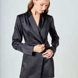 Satin Blazer Romper