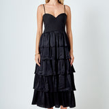 Mixed Media Maxi Dress