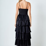 Mixed Media Maxi Dress