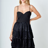 Mixed Media Maxi Dress