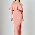 Off the Shoulder Ruffle Maxi Dress Endless Rose Off the Shoulder Ruffle Maxi Dress Endless Rose