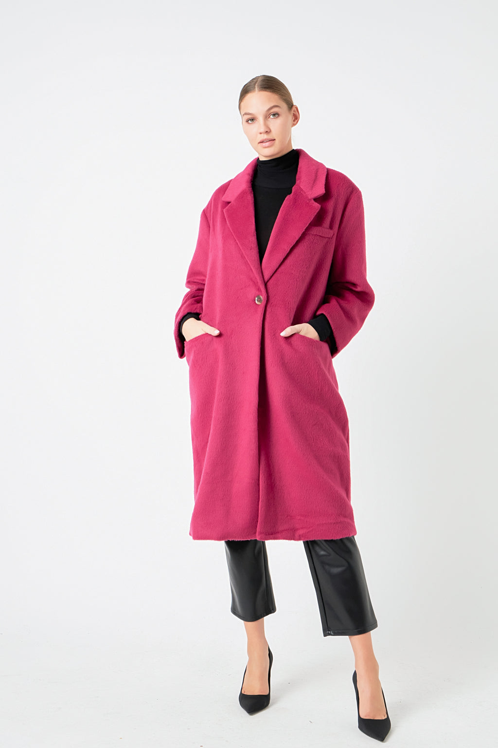 Single Button Coat