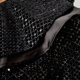 One Shoulder Sequin Top