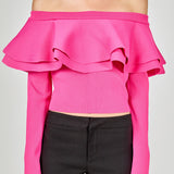 Off-The-Shoulder Knit Top